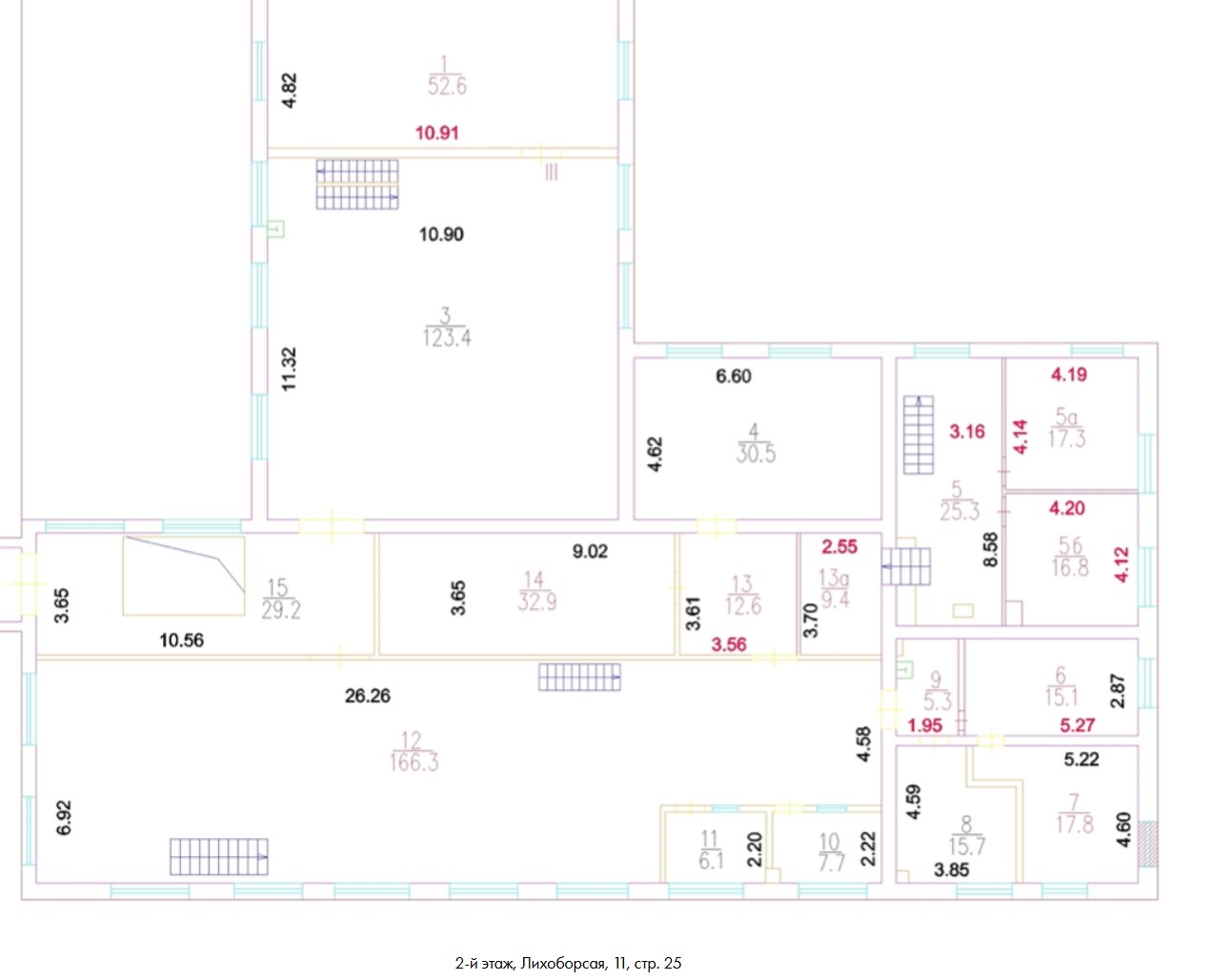 Планировка 1 — ОСЗ 1 339 м² на севере Москвы, внутри МКАД