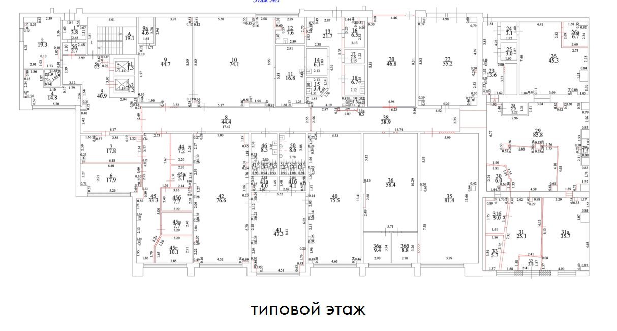 Планировка 1 — Здание 7125м² потолки 6м ЮЗАО